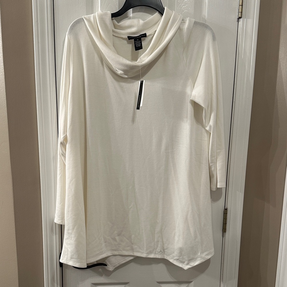 Grace Elements Cream Cowl Neck Sweater